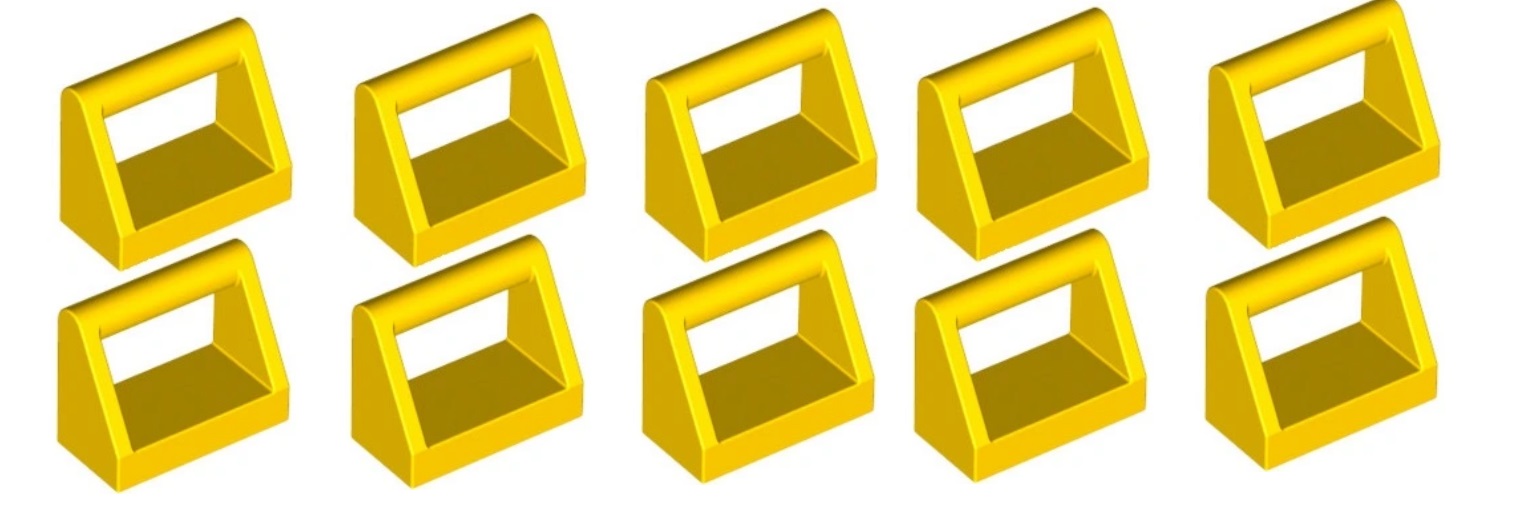 039E3 Lego Płytka z zaczepem 1x2 2432 - 10 sztuk żółte 1 733e7a0542fb52bd14f819cce5f274ed