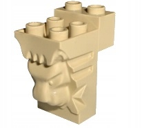 278f11. Lego panel ściana do zamku zamek lew głowa ozdoba lion 30274 1 63053584ec6aac3293309a642c7811f0