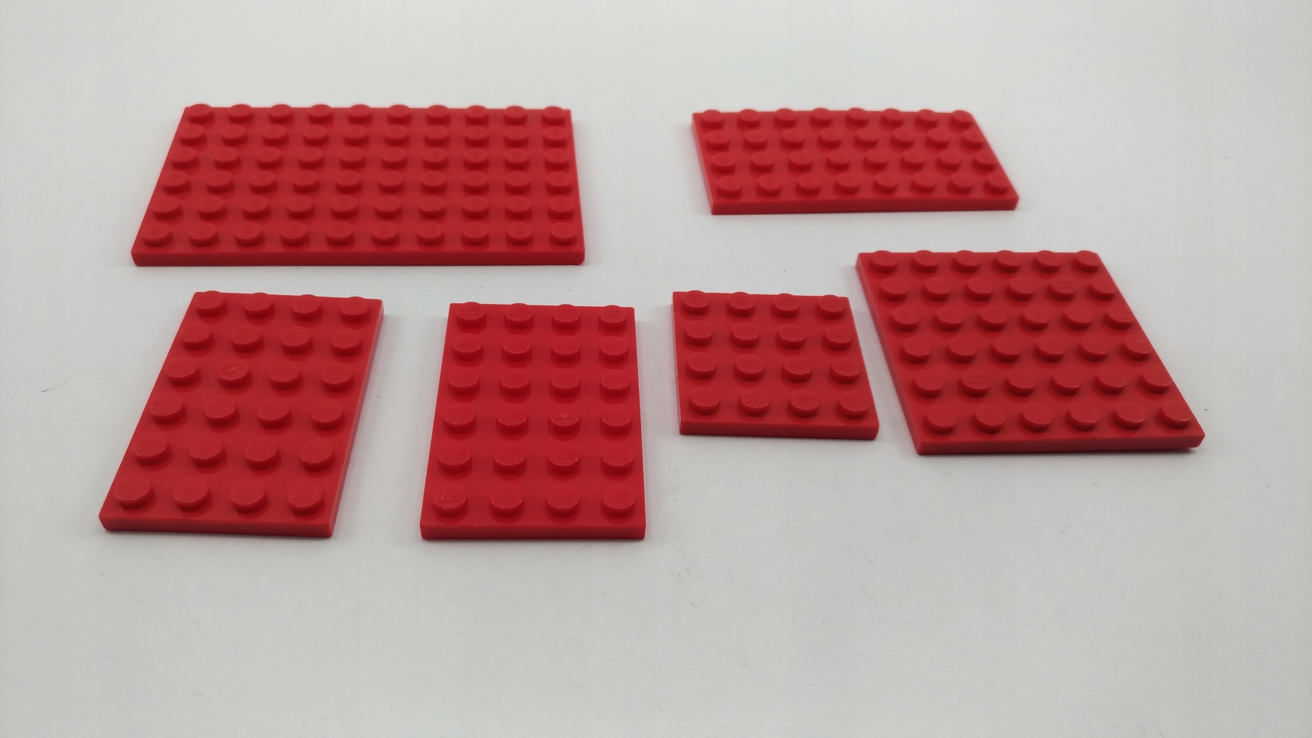 142sb. Lego płyty cieńkie czerwone 6 szt 2 30c86c82011ebd41e0ff460559b5a3b7