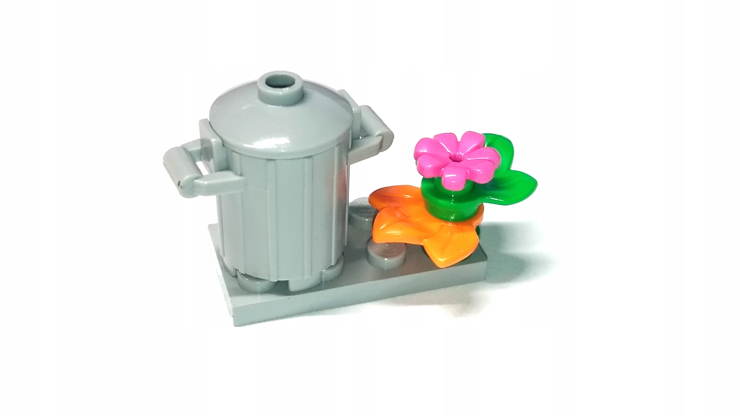 159b Lego kosz na śmieci roślina roślinka szary j. 1 37b3441f5cce2bdec764e2941e81cf5a