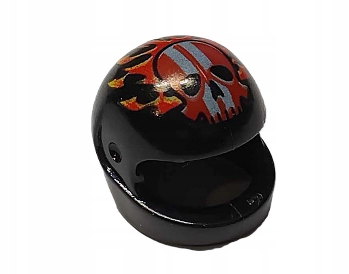 153G14. Lego kask motocyklowy 2446 czarny nadruk - 1 szt 1 54d14db800c73a7f24735607f7aa8511