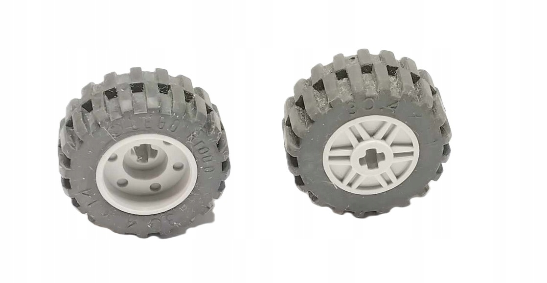 F A7 Lego Technic Koło (opona + felga) 30.4x14 55982 - szary 2szt 1 ce627ae1817adbddfcabfebb3d27b219