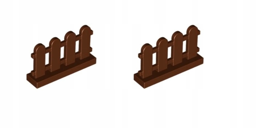 168m1. Lego 33303 Biały płotek 1x4x2 brązowe - 2 szt 1 79254dcc3b8b4eb96a55d5e3832aca27