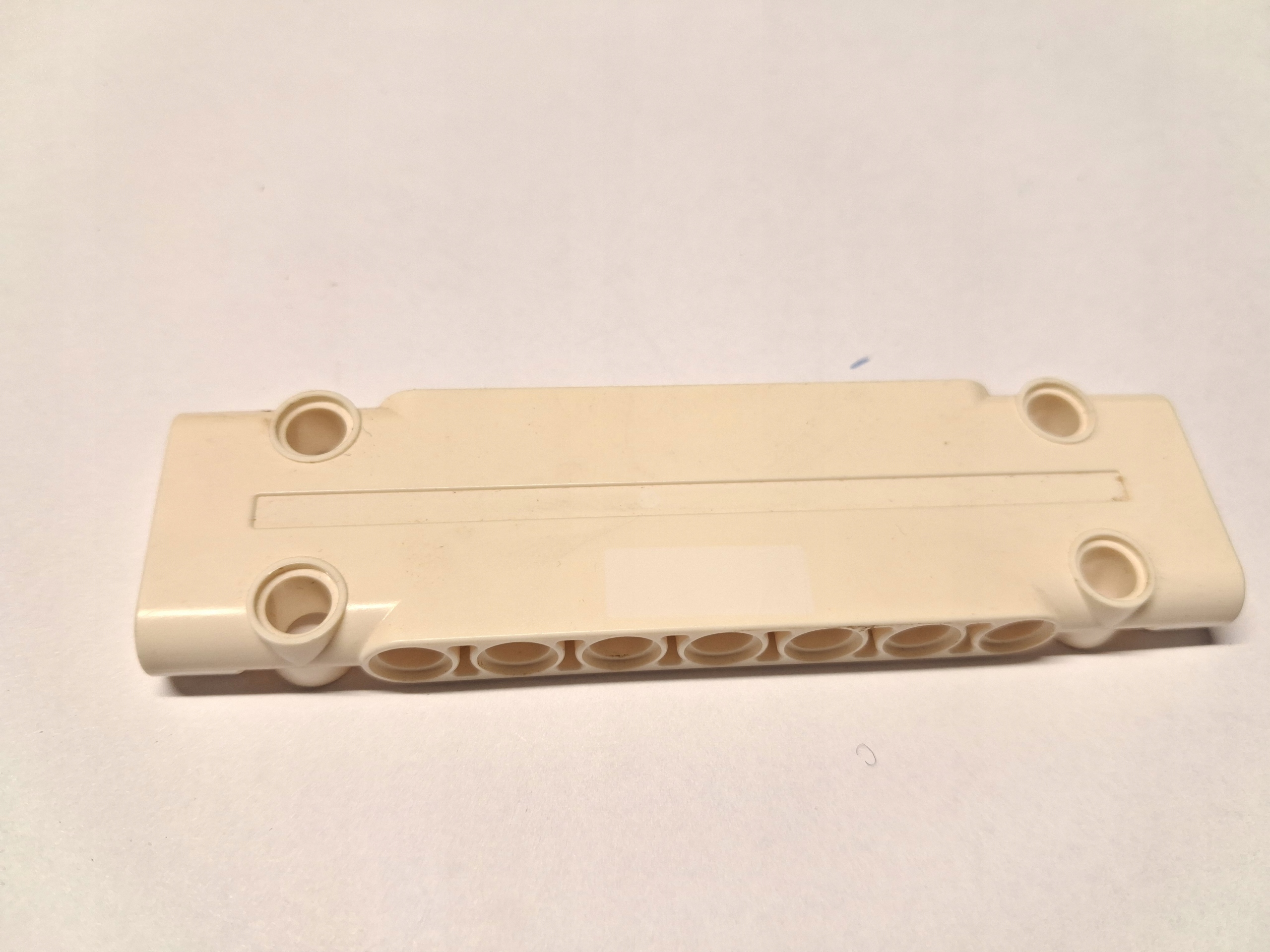 008C3. LEGO panel technic 15458 białe pożółknięte 1 ab6c1ff7c9942e2d52b2e18258f8d5b9