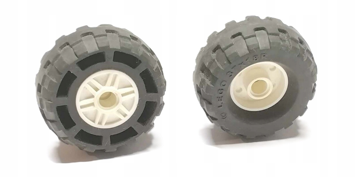 H5 Lego Technic Koło (opona + felga) 37x18R 55981 biały 1 3f9ab3e8cc04a766247cc7f02718ff5e