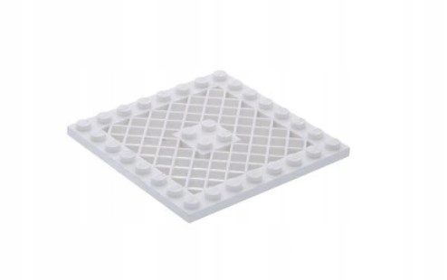 032e1. Lego krata zamek biała 8x8 4151 1 be25f55edbdd5e60169aefaaf1fc0aa2