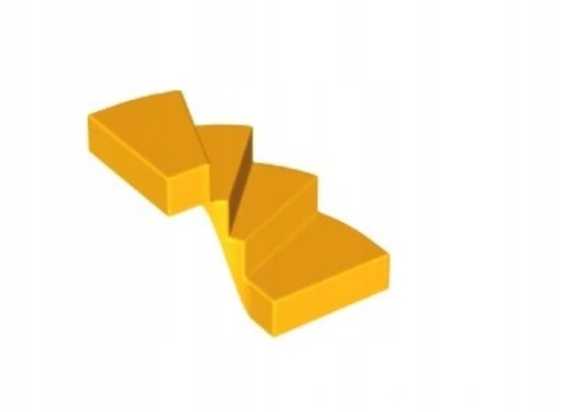 130e. LEGO SCHODY KRĘCONE 6x6x4 j.pomarańczowe 28466 1 149230795d0fbc3138044cbe581d71f4