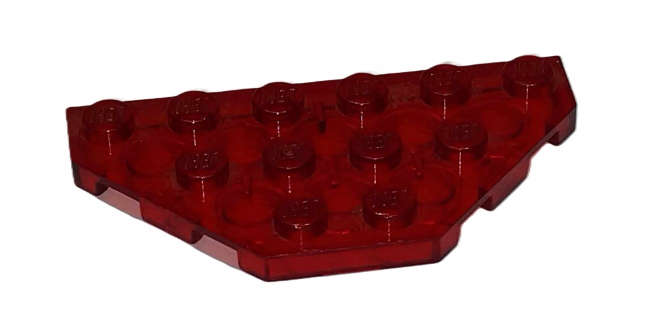 275N1. Lego space Przezroczysty trans red 2419 płytka 1 ba53d67e23b2f82270ec6928e66ac92b