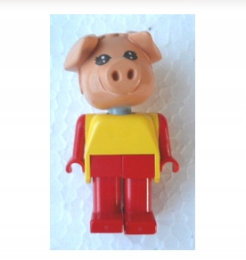 138ao. Lego Fabuland figurka świnka 2 8563739867475ccf2a87d63beea1f662
