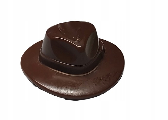 093C2. LEGO kapelusz hat na głowę czapka 61506 88410 - brązowy 1 5338d23cae76766d16fc63601dbdadf6
