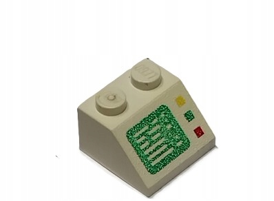 17D11. LEGO Legoland SPACE Police klocek z nadrukiem 3039p BIAŁY 1 9e984b7271ced1e5df1bd7fe2925726a