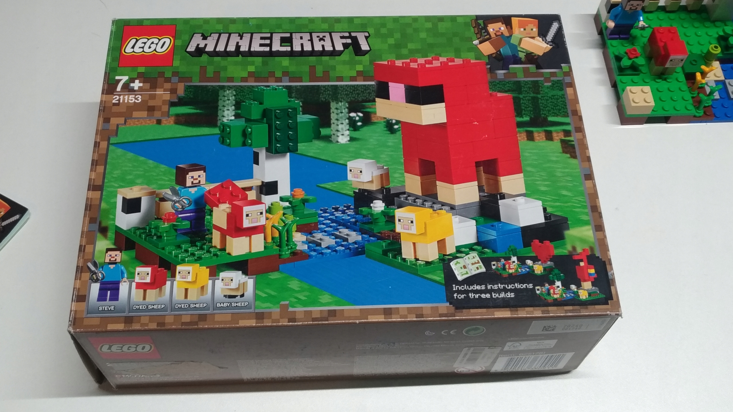 67L. Lego Minecraft Farma Hodowla owiec 21153 7 15df950acc95931d3d16c65d80273999