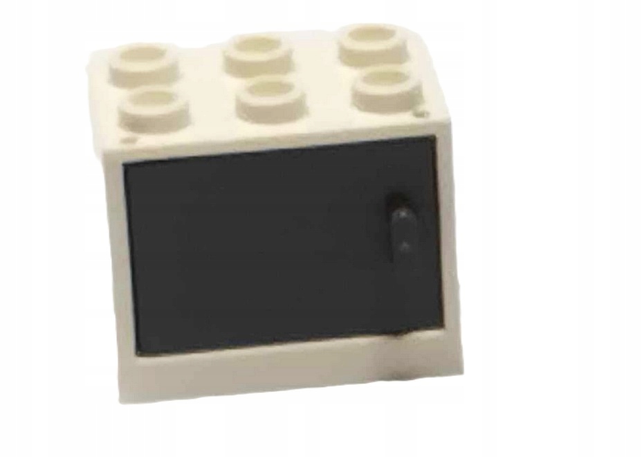 133F9. LEGO skrzynia kontener szafa szafka z drzwiczkami 4532 4533 biała 1 4e8e9d21e94c0f781b0b5e14705425d3