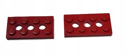 105L1 Lego Technic Płytka z dziurkami 2x4 3709 - czerwona - 2 szt 1 398dee1abc199f822e44ec5a68d76b5d