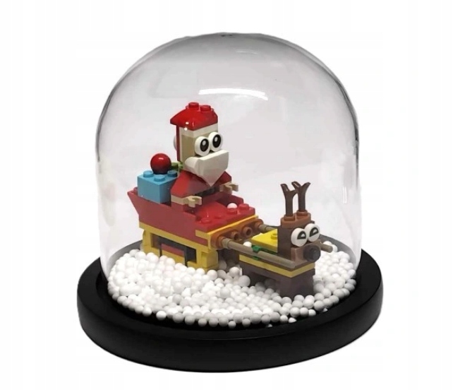 625B1 Lego ozdoba Boże Narodzenie mikołaj i renifert w kopuli szklanej nowy 1 f1261e96fee78beecb53990c523f6e87