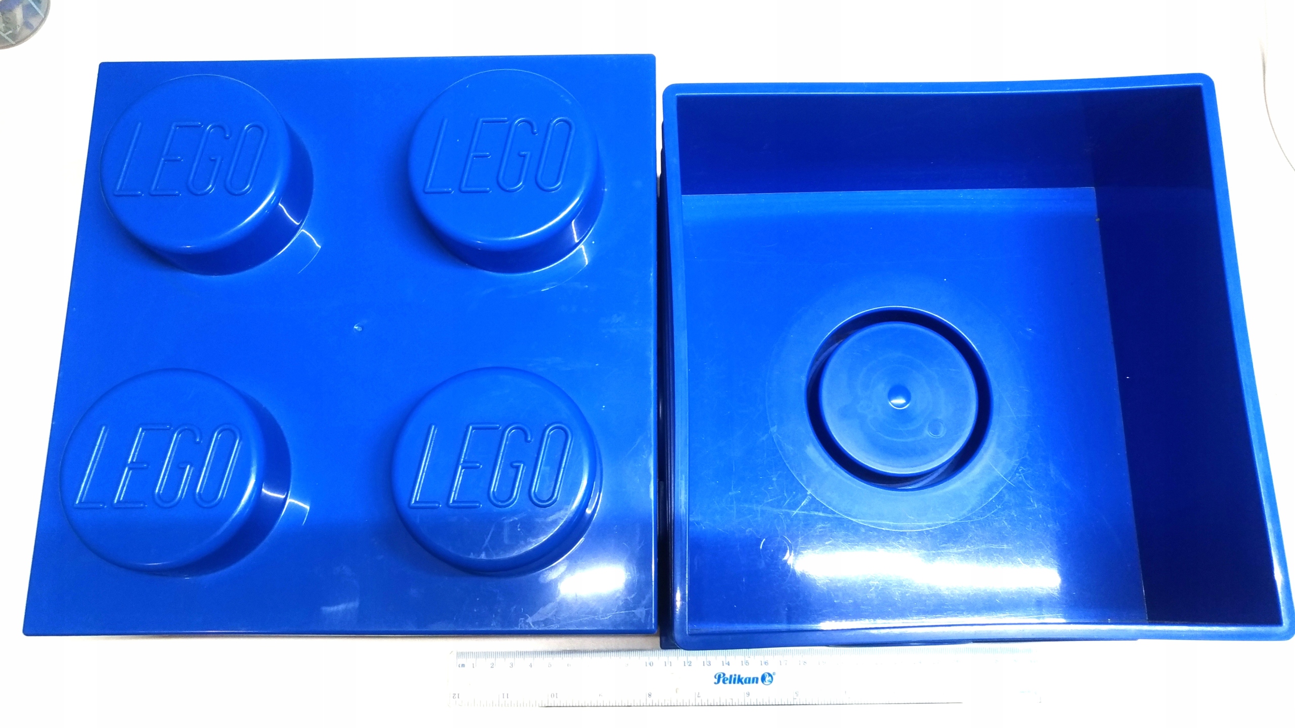 141AC. Lego pojemnik kwadrat 25x25x18 cm niebieski 1 492ced4f8265a2b09ba7d7968b9fc461
