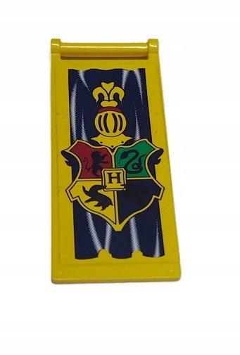 1CC. LEGO flaga Harry Potter 30292 żółta 7 x 3 Bar Handle with HP Hogwarts 1 1a0a283b98e537d7c59269a17371333e
