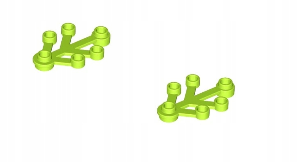 184a3. Lego roślina liść 2423 zielony oliwkowy jasny - 2 sztuk 1 a6d07a0a8237e40f754a5933125e5811