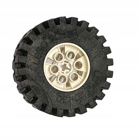 K20a Lego Technic Koło (opona+felga) 20x30 4266 1komplet biały 1 6b2c72647e8609c95733a9a7cbfb3a64