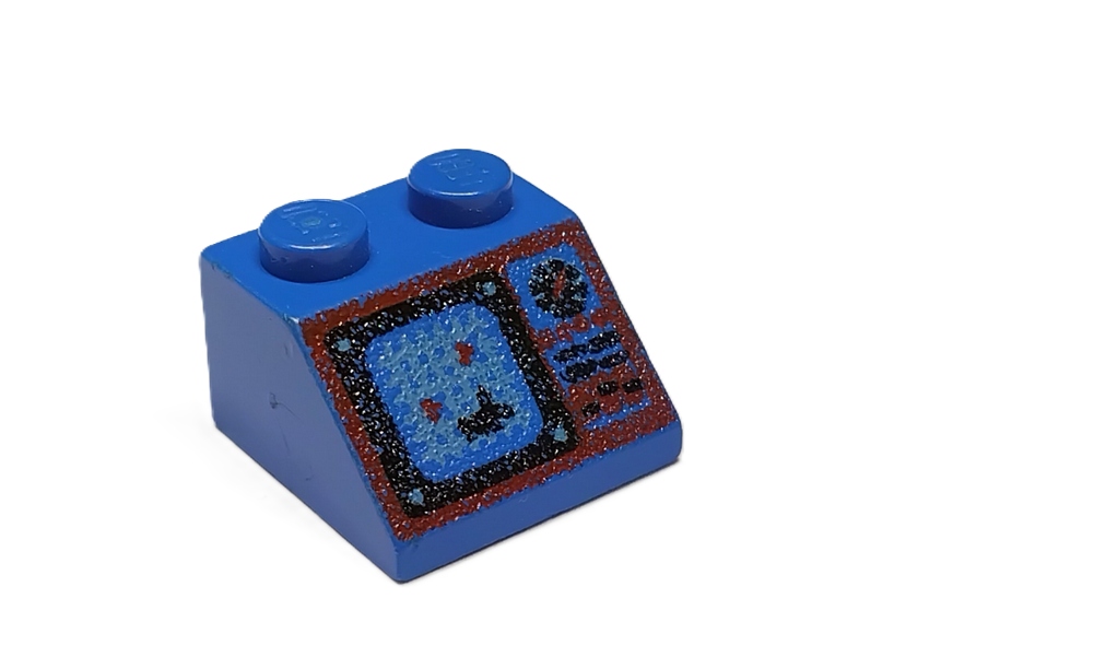 17F1. LEGO Legoland SPACE Police klocek z nadrukiem 3039 niebieski 1 65b029afd553c6546571e54dcee9551e