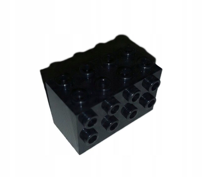 056a5c. LEGO system space 2x2x4 klocek z wypustkami 2434 czarny 1 f25d14b6e76490436d2111d0b4515ac2
