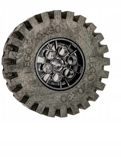 K20b Lego Technic Koło (opona+felga) 20x30 4266 1komplet czarny 1 90beee9b46a5c6d12dfe1b54e3ac874f