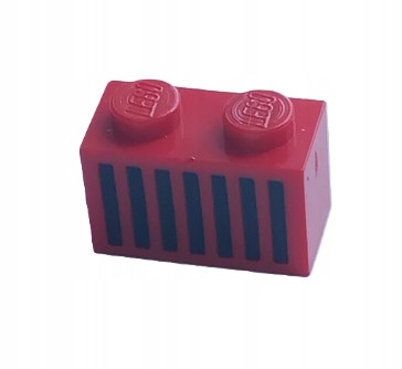 17C1. LEGO Legoland klocek z nadrukiem 1x2 3004p06 1 0b99dc91dd3493a4b922b297ed4a7739