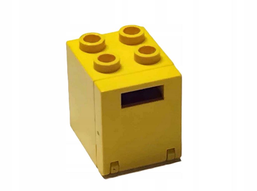 133C4. LEGO 4345 4346 skrzynia szafka kontener sejf żółta 1 a1a68a375a867f2dff0932deba40fc63