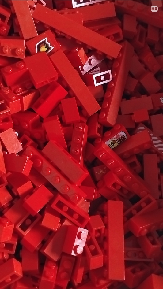 065 Lego brick 1x1, 1x2. 1x3, 1x4, 1x6, 1x8 czerwone 0,1kg mix 3 b877342ab805a8c43fc5bffa94f34d79