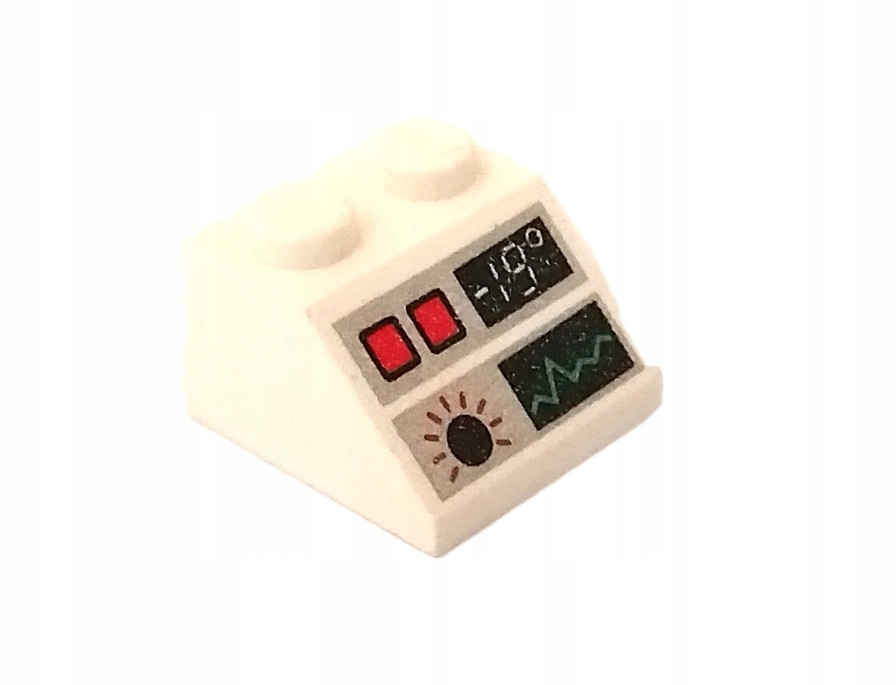 17D1. LEGO Legoland SPACE Police klocek z nadrukiem 3039p BIAŁY 1 970c6d3aa668432b5ce693961916bf88