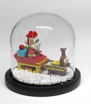 625B1 Lego ozdoba Boże Narodzenie mikołaj i renifert w kopuli szklanej nowy 3 62e35adcb881fb81d97d177f6c6c03a5