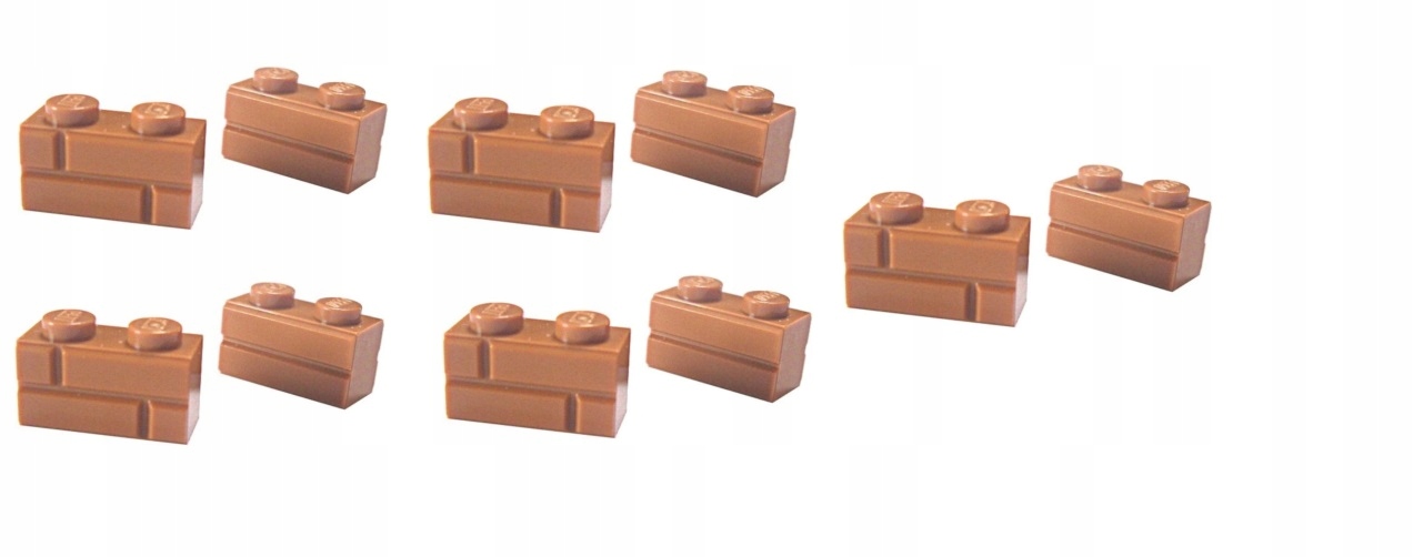 095a2. LEGO 98283 cegła murek nugat 10 szt 1 2864914bd2015af92ef80573c684a89e