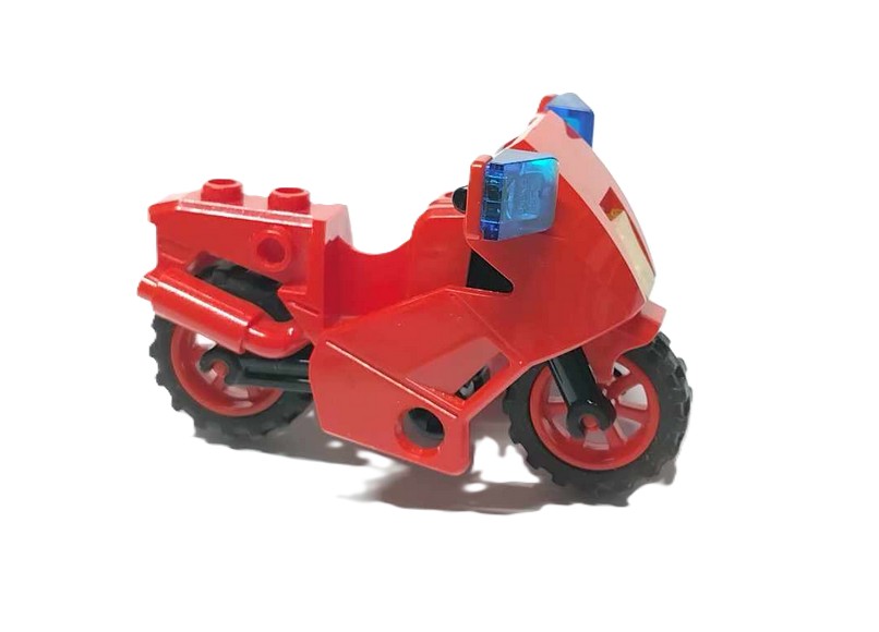 137r10f. Lego motor policyjny policja 52035 54200 z kołami czerwony straż 1 87d9dd4e25881489952d72611fe08126