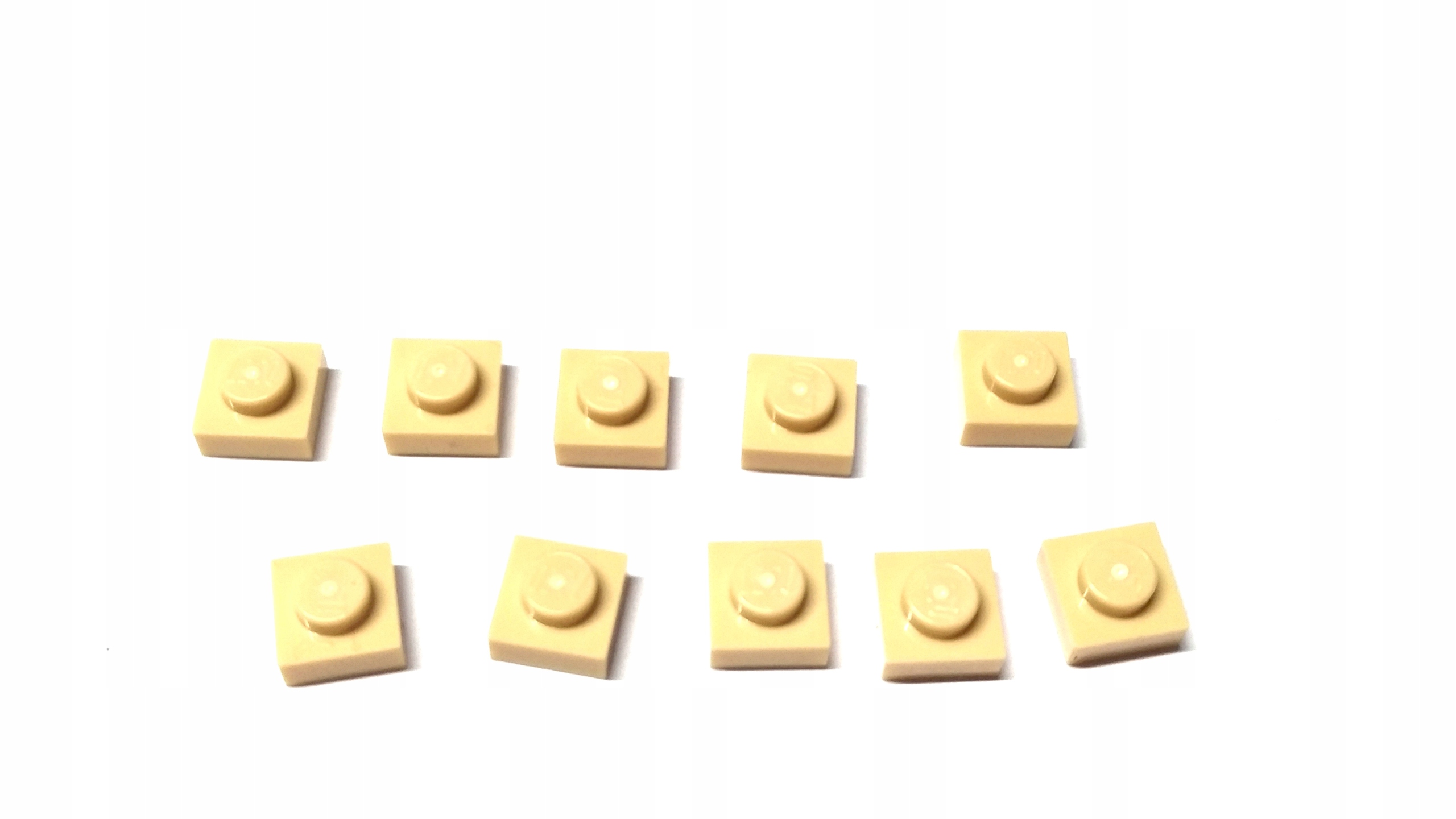 187e. Lego 3024 Plate Płytka 1X1 Tan - 10szt 1 0baf8c7554f88784b529489b2cb24a3c