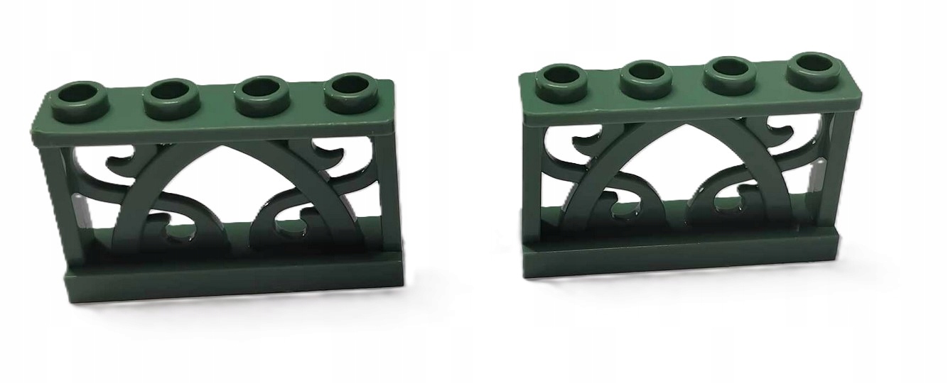 159za1 Lego płot ogrodzenie mur 19121 Sand Green - 2 sztuki 1 bfd56f0dd024eea433f74a51362d3ed6