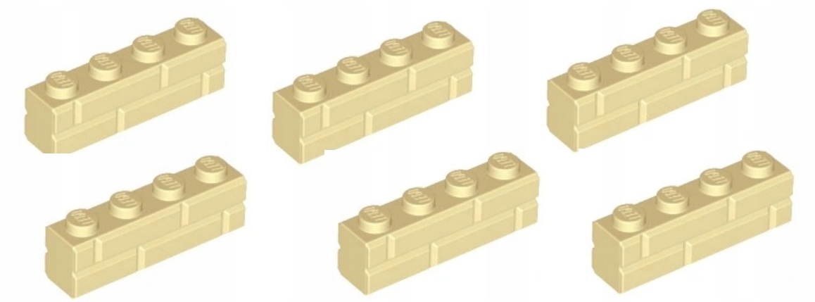 095c. Lego 6232136 cegła beżowa - 6szt 1 b8015fb950143aaa0416b5fbcebeccad
