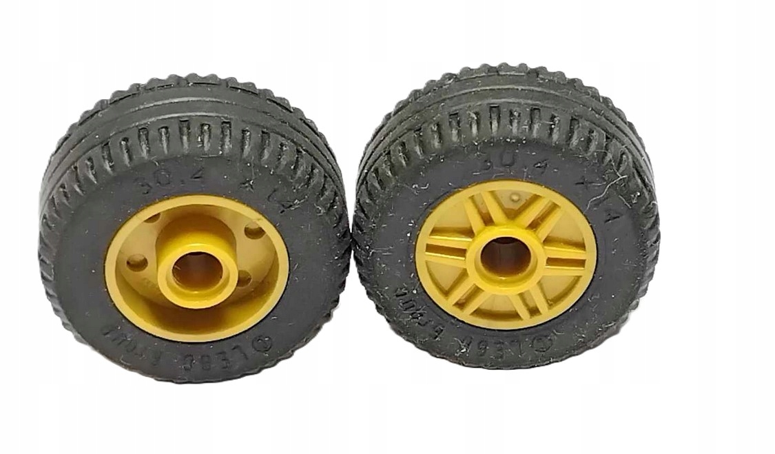 F A3 Lego Technic Koło (opona + felga) 30.4x14 55981 - złote 2szt 1 3ececde0859be0023000162bbd3927f2