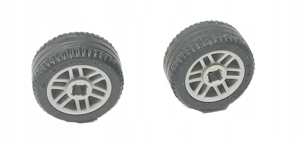 N1b Lego Koło (opona+felga) 21x9,9 11209 - 2 sztuki szara felga 1 b9f25ef64a4e166a7ee22cbf404c98f2