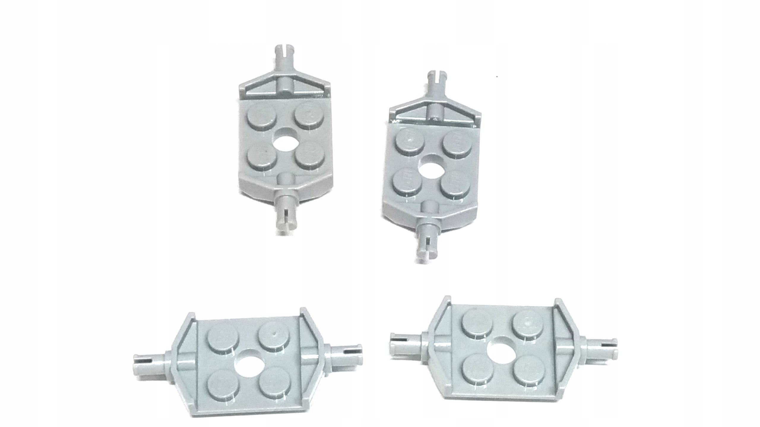 150g. Lego 6457 Płytka 2x2 z osią szary - 4 SZT 1 28f29381d71a2d807c3f9f43d423627b