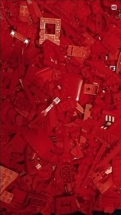 Czerwone BUDOWLANE klocki Lego MIX 100g 2 ee8c2e04c04672f4300b6648b346f293