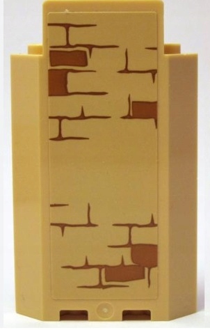 279a5. Lego panel ściana do zamku zamek panel 3x3x6 87421 - 1 sztuka 1 78b408b40d7ce17ff4b9fd525dc63052