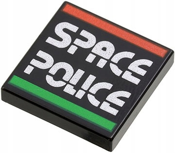 17b23. Lego nadruk space police 3068 płytka 2x2 1 a8e1dcff67930b487c2fe88ce073fcf3