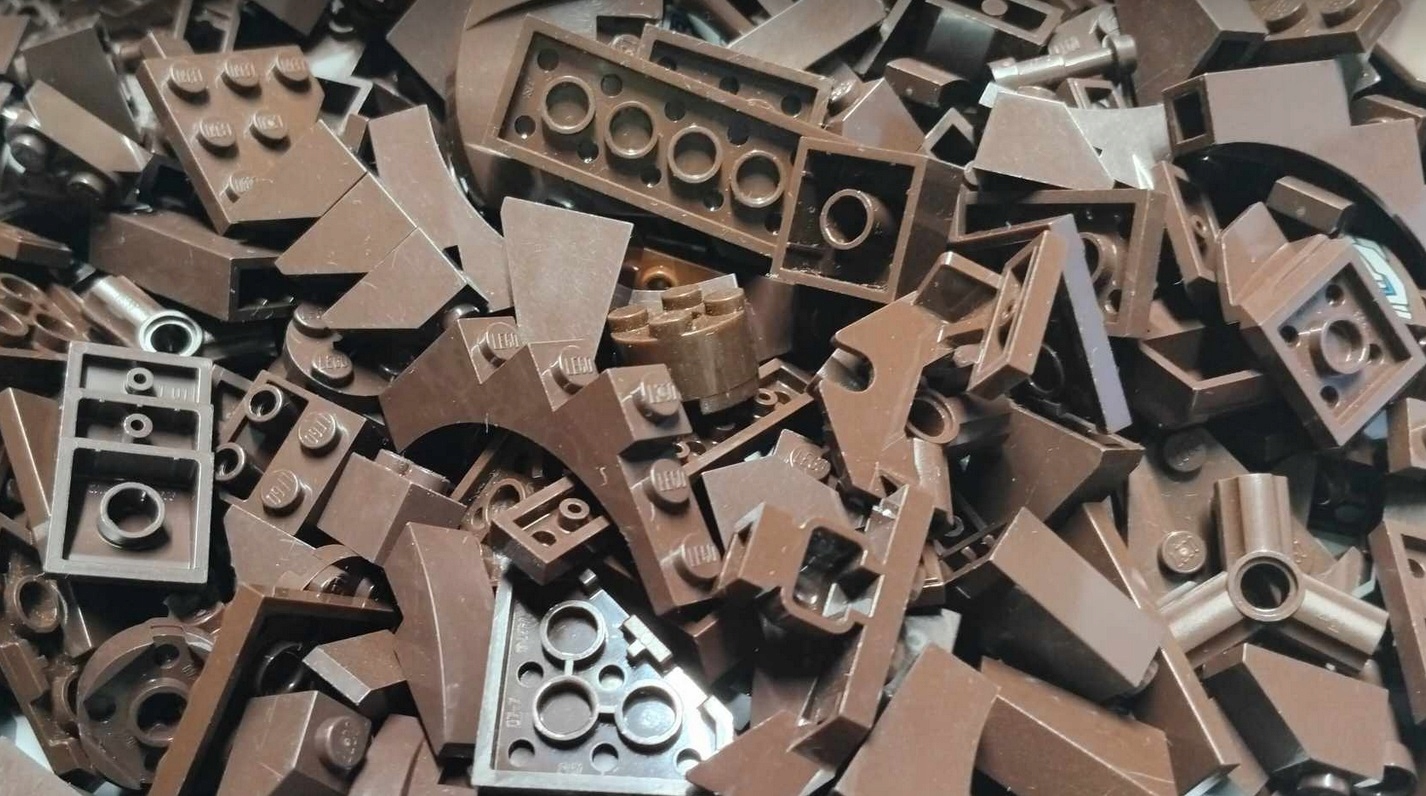 300r. LEGO friends brązowe ciemny brąz dark brown Mix 0,06kg 60g 1 c1b223bd550a1ddaa2fa46a91cf0c19f