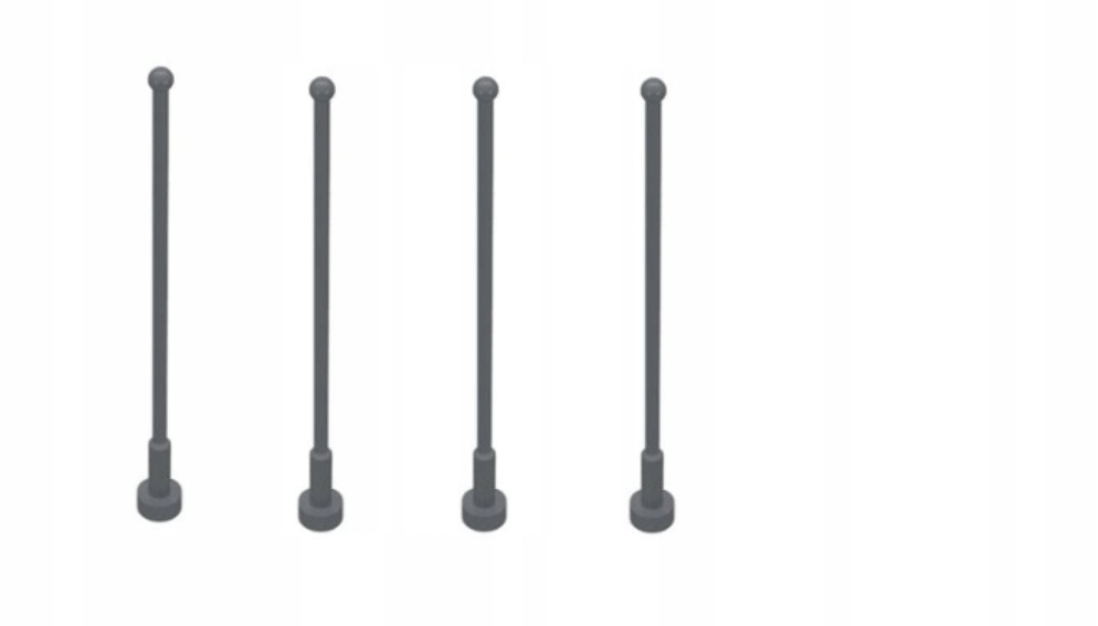 194f. Lego Antena 2569 szary ciemny - 4 szt 1 611264d8127717a995eeb07b0725d879