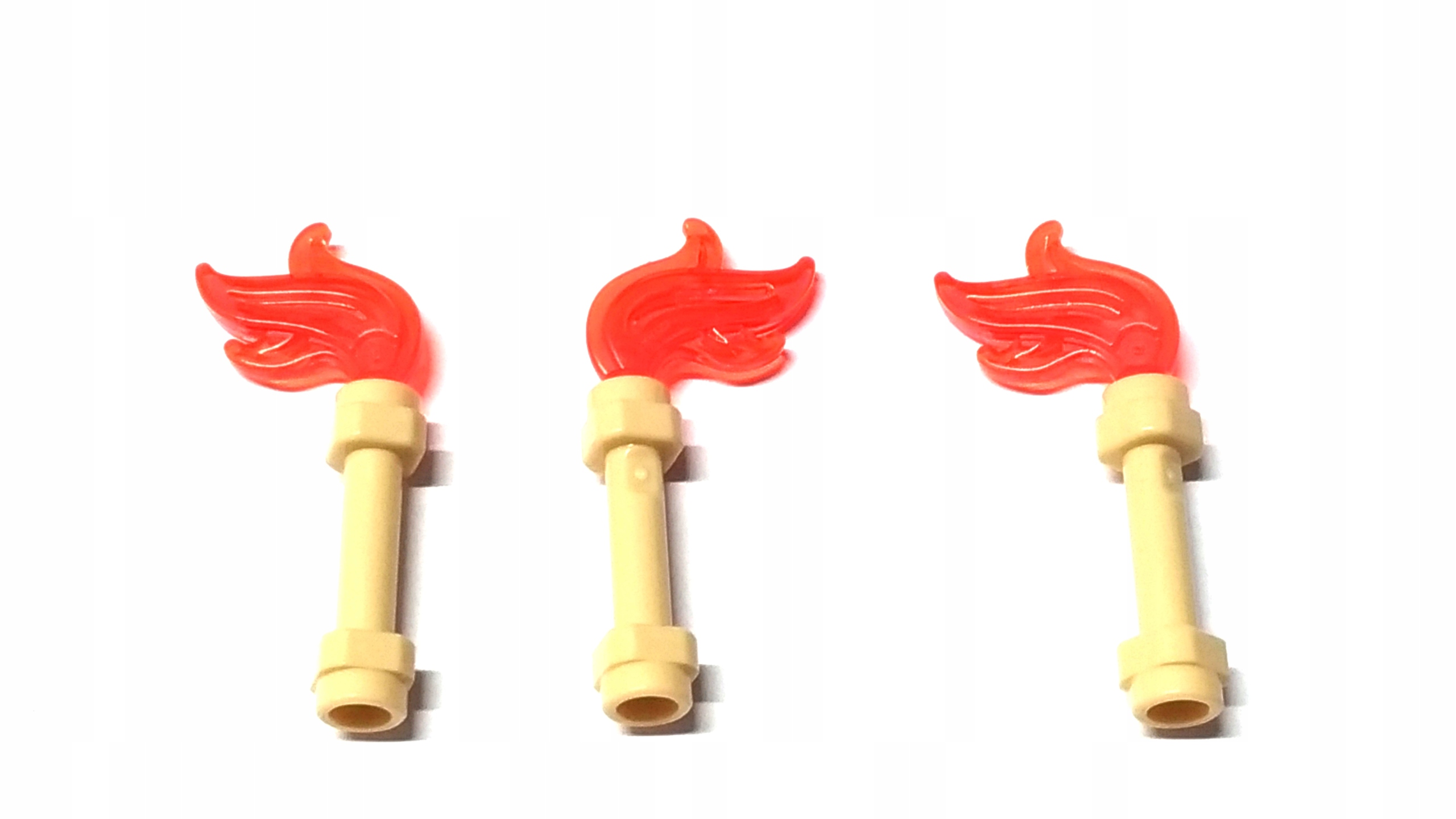 188b. Lego pochodnia płomień ogień neon - 3 szt 1 b5f15b2f524ed94b20cbc4623dd1c333