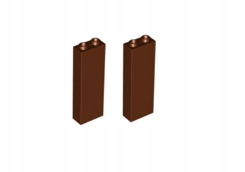 102j. LEGO 2454 panel ściana 1x2x5 brązowe 2szt 1 830344f3f6499b083e13ad341ff82b14