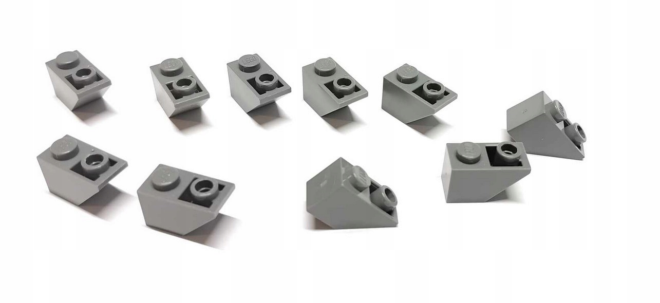 114E6. Lego dachówka skos 3665 2x1 skos daszek szary ciemny new 10 szt 1 6c065a085e0254ed9f755e03761bf20a