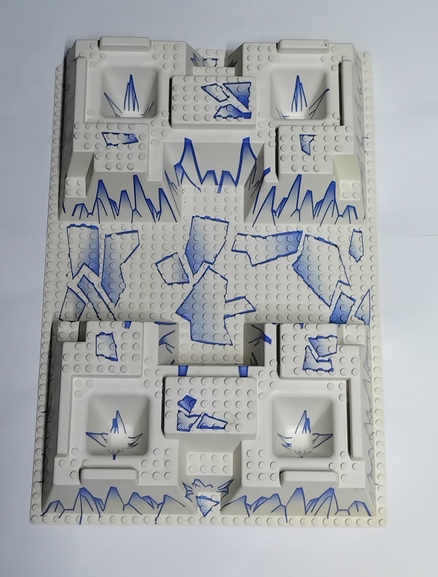 623a1 LEGO płyta konstrukcyjna 3D 30271px6 Biała lodowa skała USZKODZONA 2 5bdac55c0e54d5dbcbefbf5422c79225
