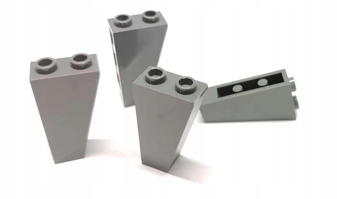 114E4. Lego dachówka skos 2449 2x1x3 skos daszek szary ciemny new 4 szt 1 9fa5de6f28dd8b052875686dd5517f5e