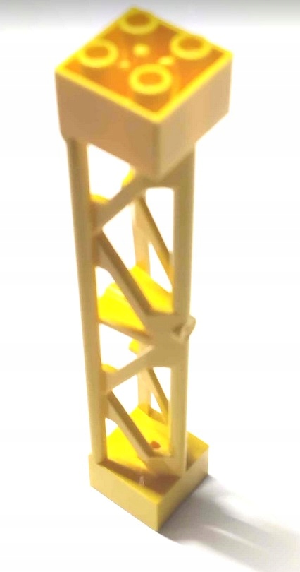 456h2. Lego słup filar podpora wspornik kratownica 2x2x10- 1 szt żółty 1 6bbad158c30e6436876fe96257a9f3a4
